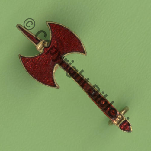 33.1  1953.76 SAL.33 A1072NH ER.1.33 BELFORT  SM 2Anneaux Dos lisse Lisere jaune ROUGE Email Src.Y.GENTY 24Eur07.16 